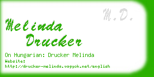 melinda drucker business card